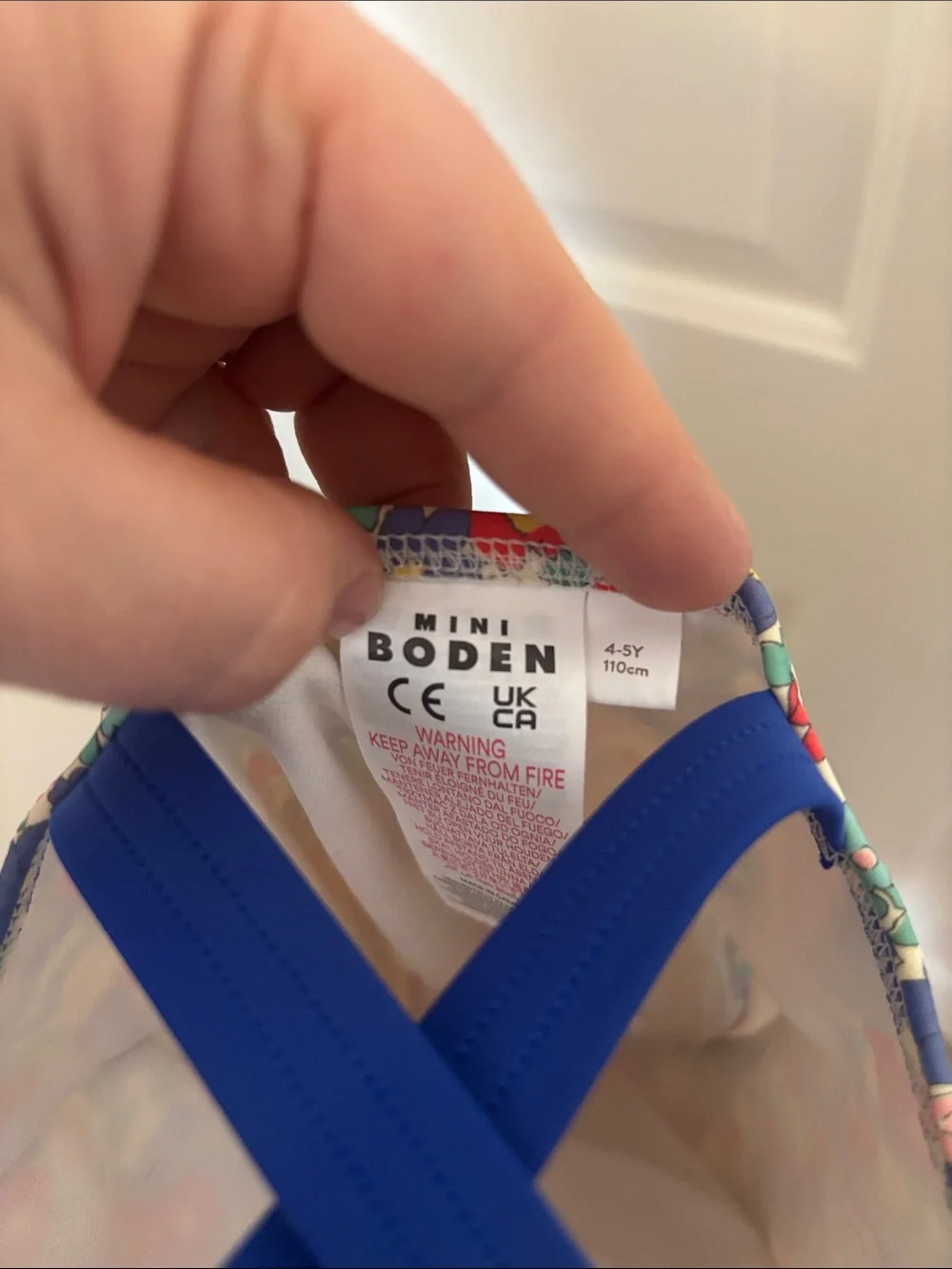 Mini Boden Liberty Floral One-piece Swimsuit